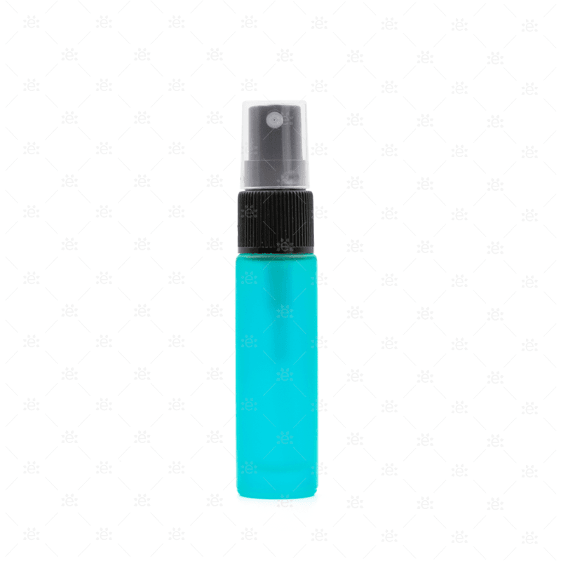 10Ml Teal Deluxe Frosted Glass Spray Bottle (5 Pack)