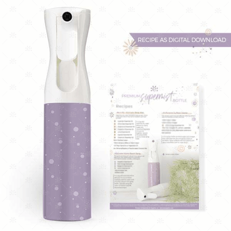 300Ml Premium Supermist Spray Bottle (Lilac) Plastic