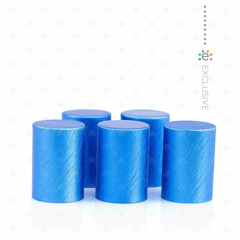 Blue Metallic Roller Bottle Cap (5Pk) Accessories & Caps