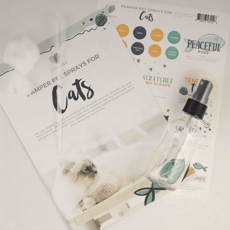 Mymakes:  Pamper Pet Sprays For Cats (Personal Diy Set) Kits