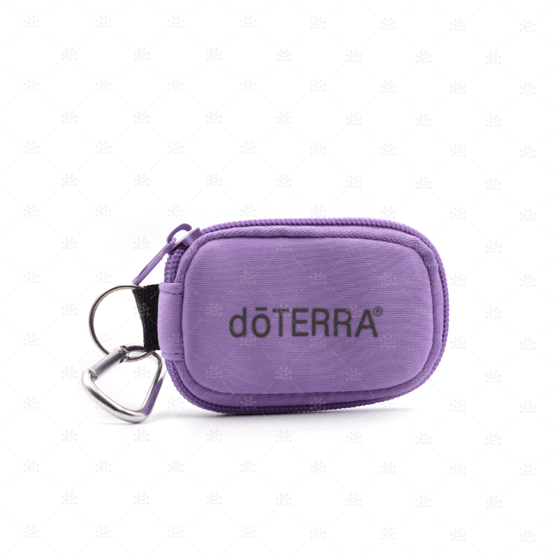 Purple - Doterra Branded Key Chain Case (Without Dram Bottles) Cases & Displays