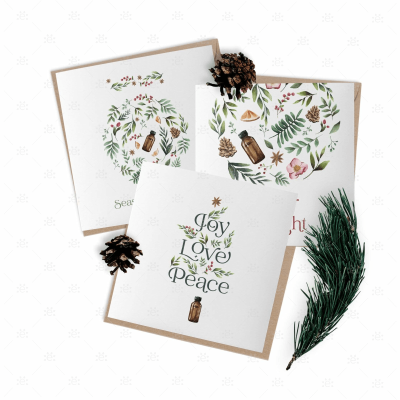Season Greetings Christmas Cards (6 Pack)